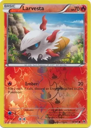 Noble Victories Larvesta #19/101 reverse holo